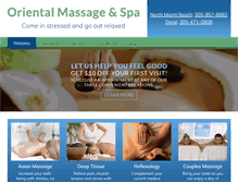 Tablet Screenshot of orientalmassageonline.com